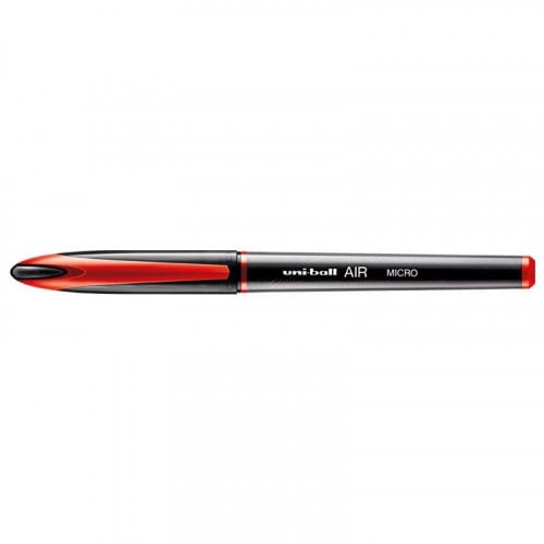 يوني بول UBA188 قلم سائل إير رفيع 0.5 مم أحمر العلبة 12 قلم