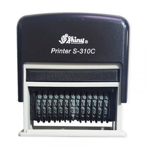 Shiny STAMP Numbers 5X49 mm 13 Digits