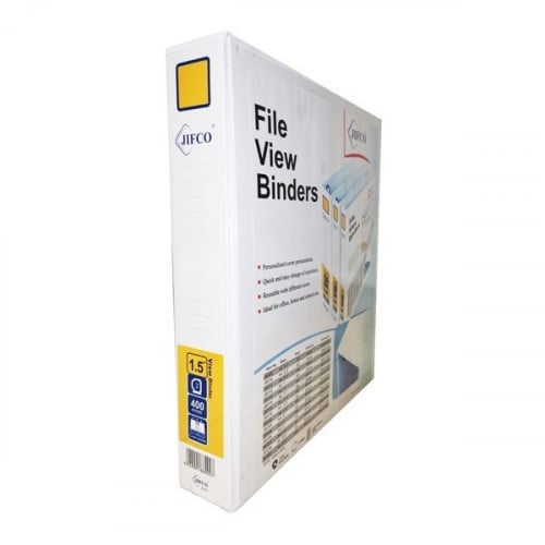 جيفكو ملف أبيض حلقتين 1.5 بوصة