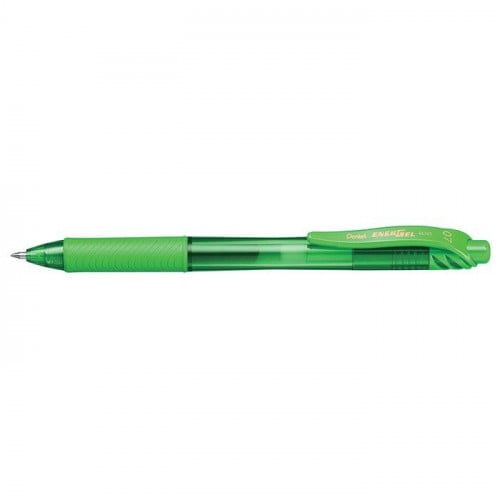 Pentel Energel-X Retractable Gel Roller Pen BL107 Lime Green BX = 12 Pens