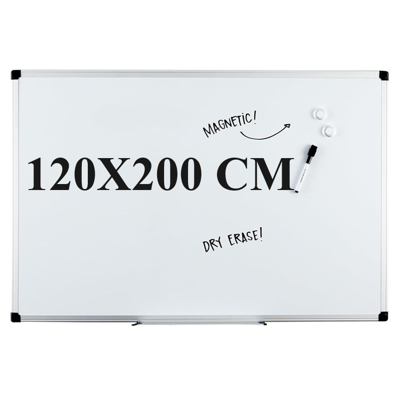 Magnetic Whiteboard Size 120X200cm - متجر تمام