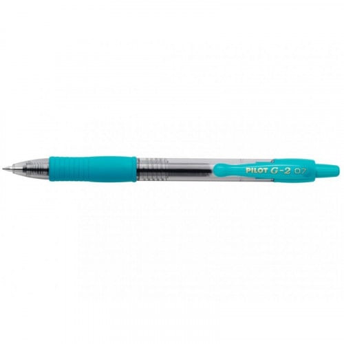 Pilot G2 Gel Ink Rollerball Pen 0.7 mm Light Blue BX = 12 Pens