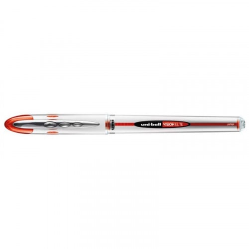 Uni Ball UB200 Vision Elite Roller Pen 0.8mm Red BX = 12 Pens