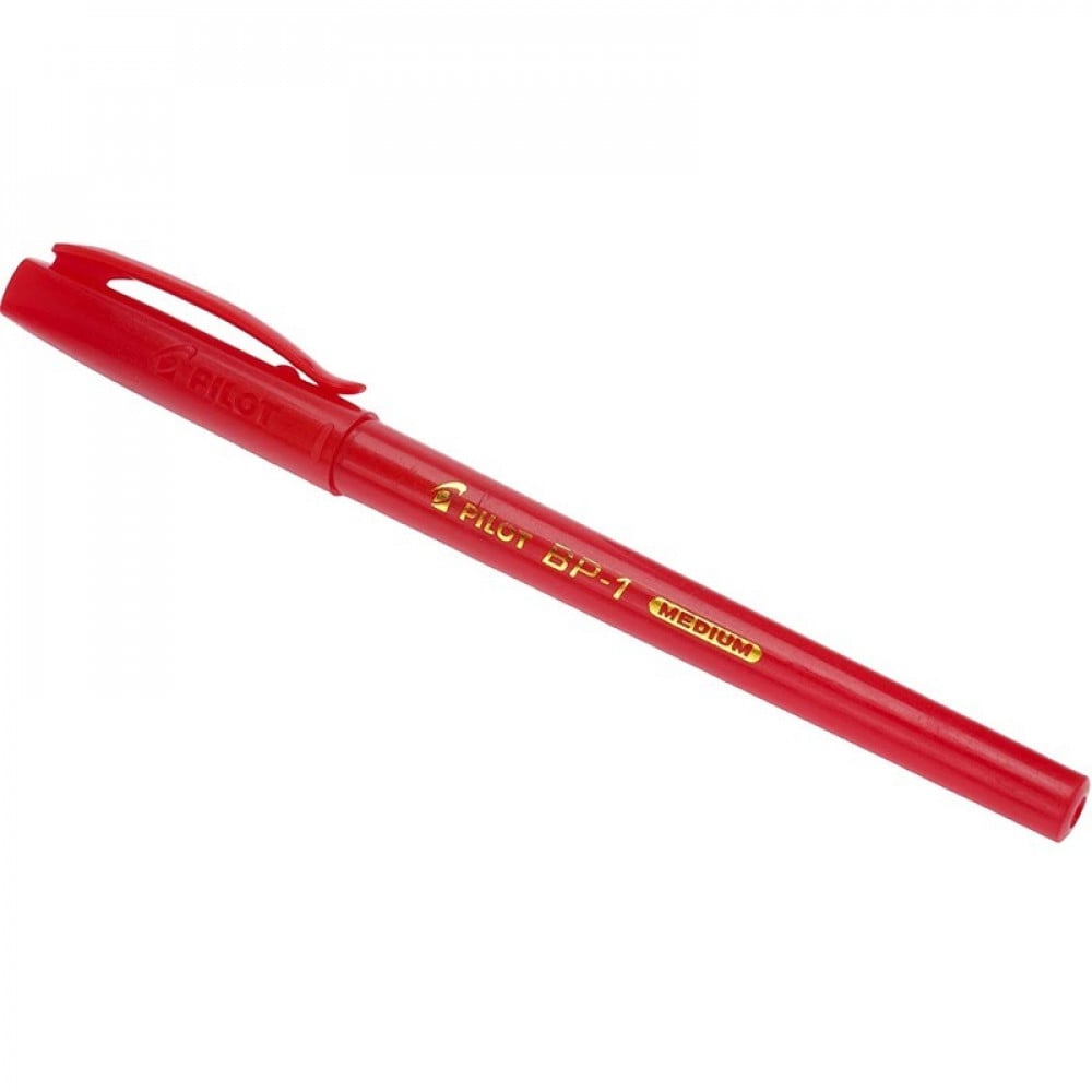 Pilot BP-1 Quick-drying ballpoint pen 1.0 mm Red BX = 12 Pens