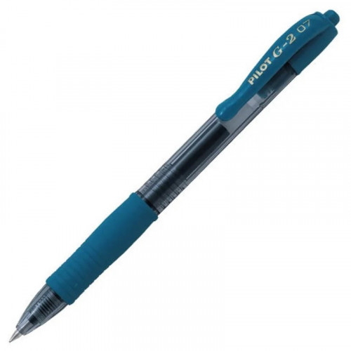 Pilot G2 Gel Ink Rollerball Pen 0.7 mm Peacock Green BX = 12 Pens