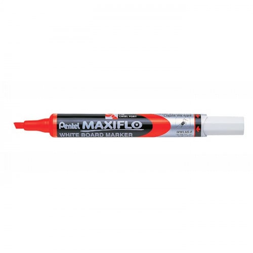 بنتل ماكسي فلو قلم سبورة رفيع أحمر العلبة 12 قلم