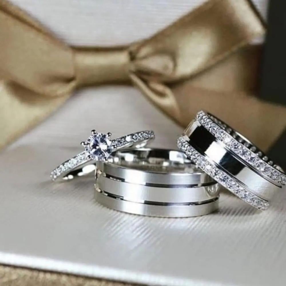 طقم دبل فضه ايطاليه خالصه عيار 925 بصياغه مميزه