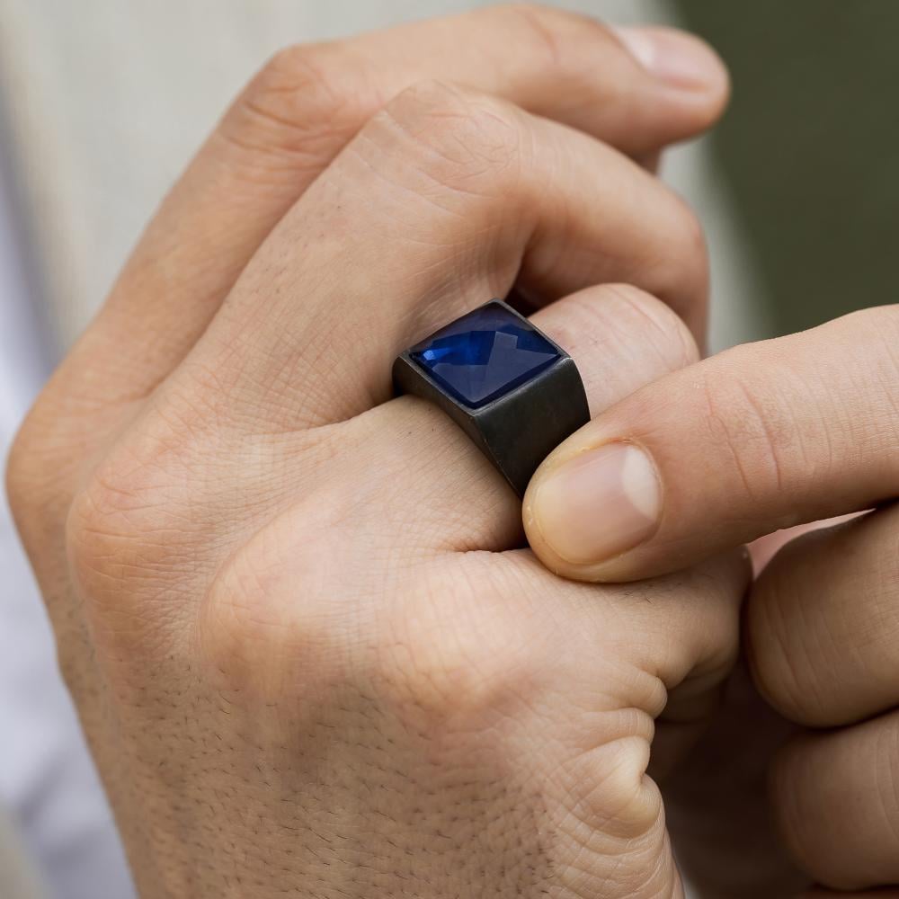 ارقى الخواتم الرجاليه من الفضه الخالصه عيار 925