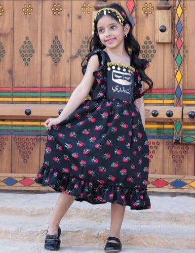 فستان شالكي كريب