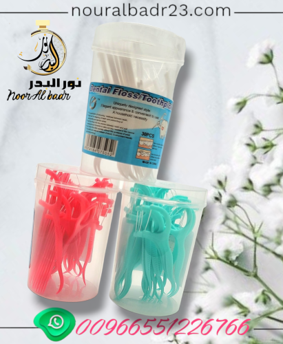 عود الاسنان على خيط بلاستيكية