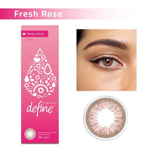 ACUVUE define 1 Day Rose