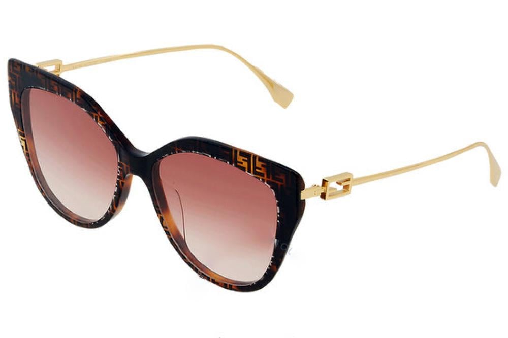 FENDI ハタフライフレムサンクラス FE40011UACETATE 55T FENDI ハタフライフレムサンクラス FE40011UACETATE 55T FENDI