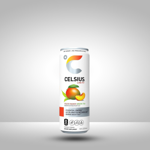 مشروب طاقة سلسيوس المانجو والشاي الاخضر - Celsius...