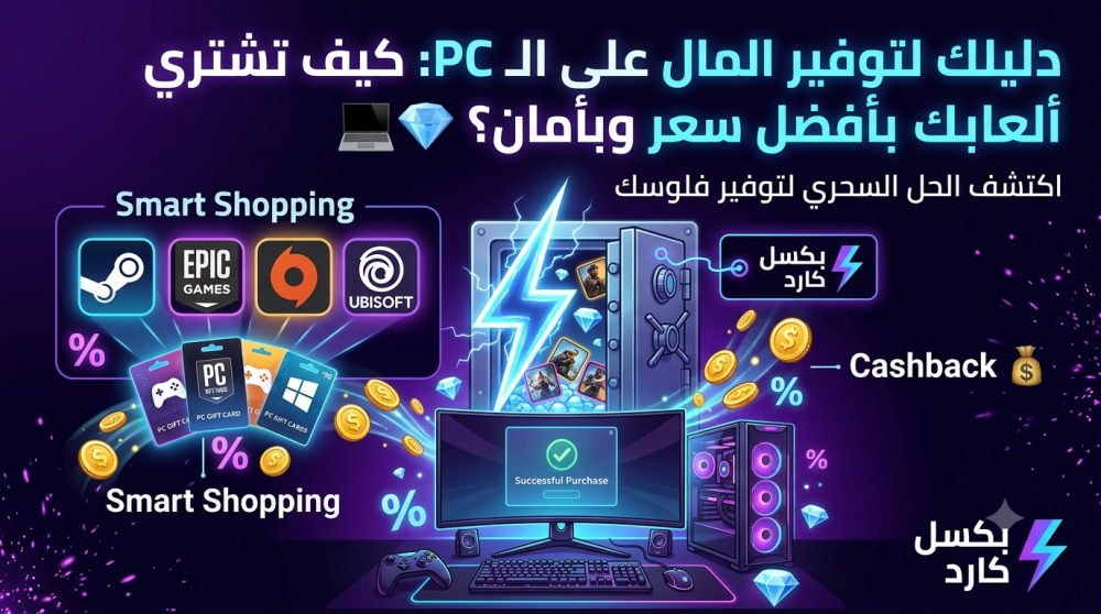 دليلك لتوفير المال على الـ PC: كيف تشتري ألعابك بأفضل سعر وبأمان؟