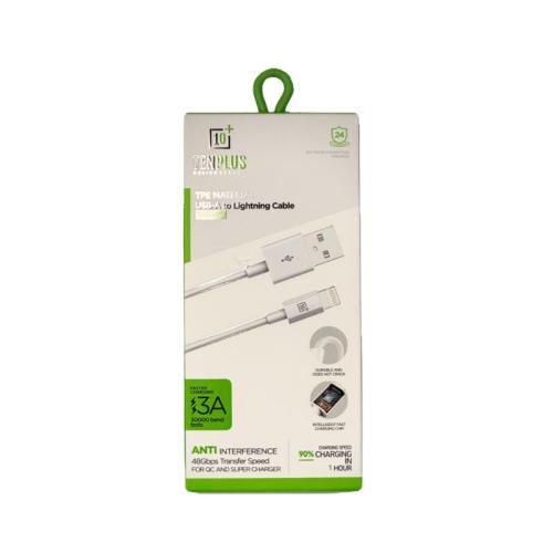 كيبل USB & Lightning بطول 1 متر من +10 TENPLUS