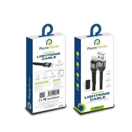 كيبل قماش USB-IP 1.2M PHONE PLANT AL005