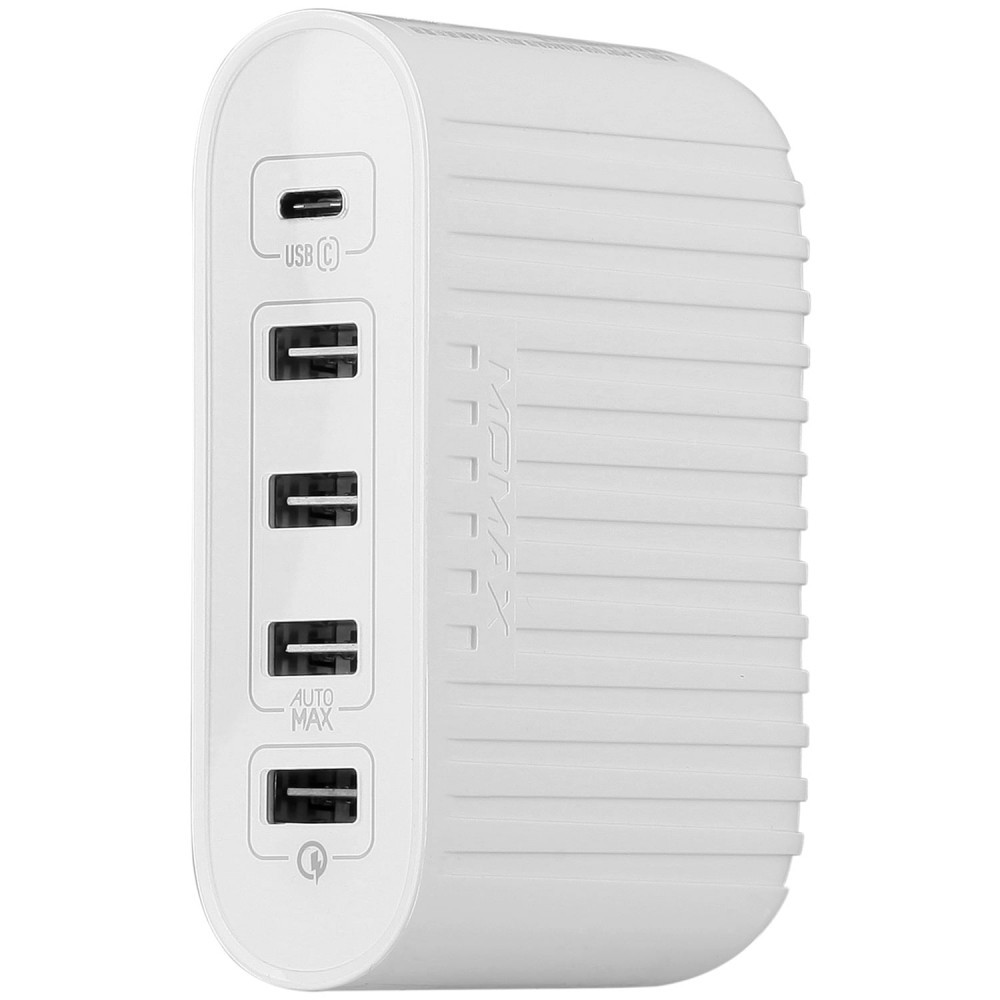 شاحن جداري موماكس 5 مخارج بتقنية PD و QC3.0