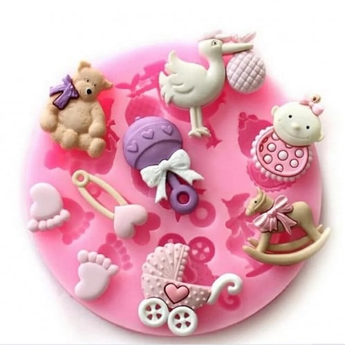 سيليكون بيبي مع بجعة مقاس ميني