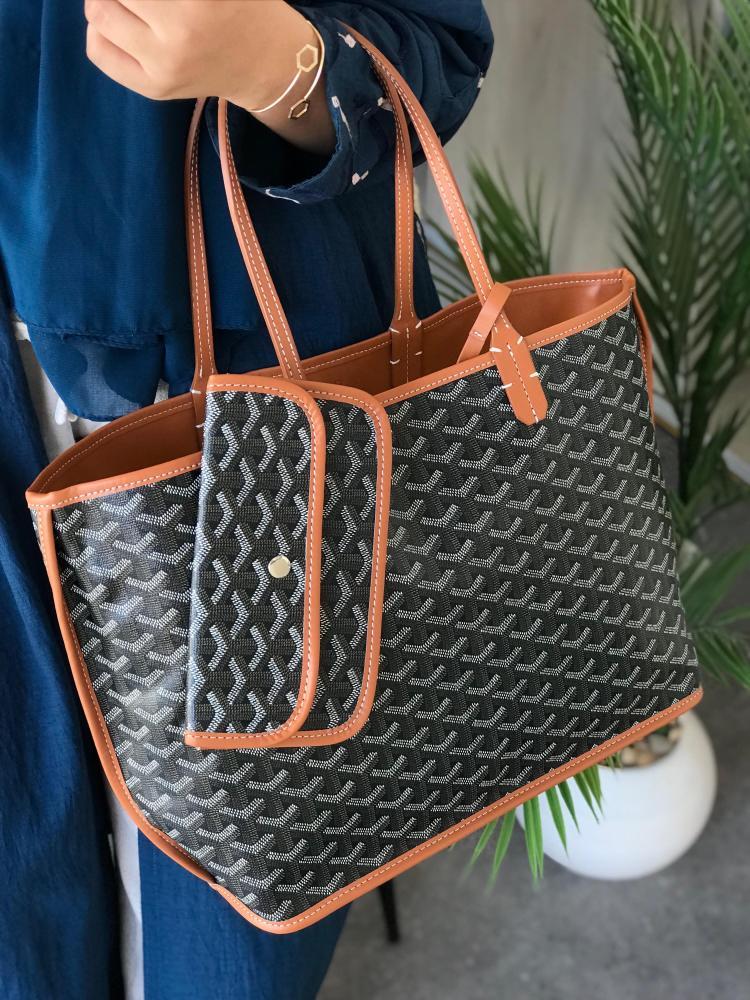 شنطة كبيرة انيقة الوان مدمجة