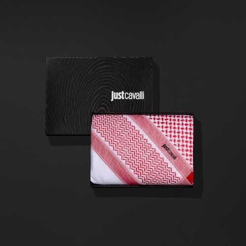 شماغ جست كفالي Justcavalli احمر