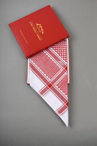 شماغ العطار احمر سويسري مودرن