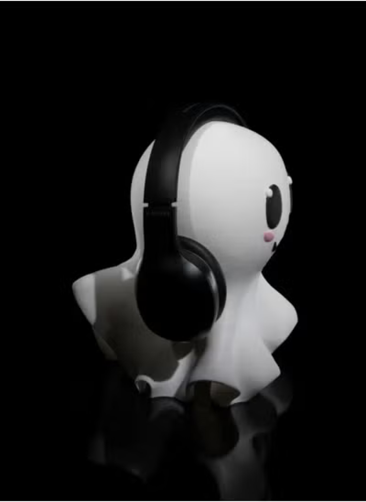 حامل سماعات رأس الشبح