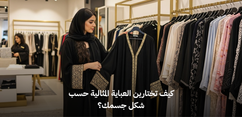 كيف تختارين العباية المثالية حسب شكل جسمك بخطوات سهلة