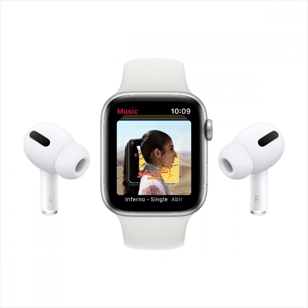 Apple Watch Nike Series 6 GPS + Cellular, 44mm Space Grey Aluminium Case  with Anthracite/Black Nike Sport Band - Regular - التفاحة الذهبية