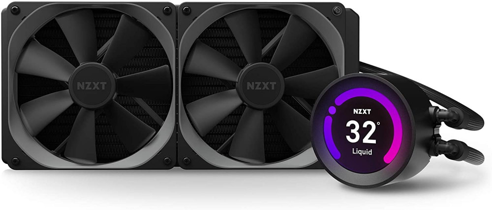 Nzxt Kraken Z63 280mm Aio Liquid Cooler With 2 36 Display Golden Apple