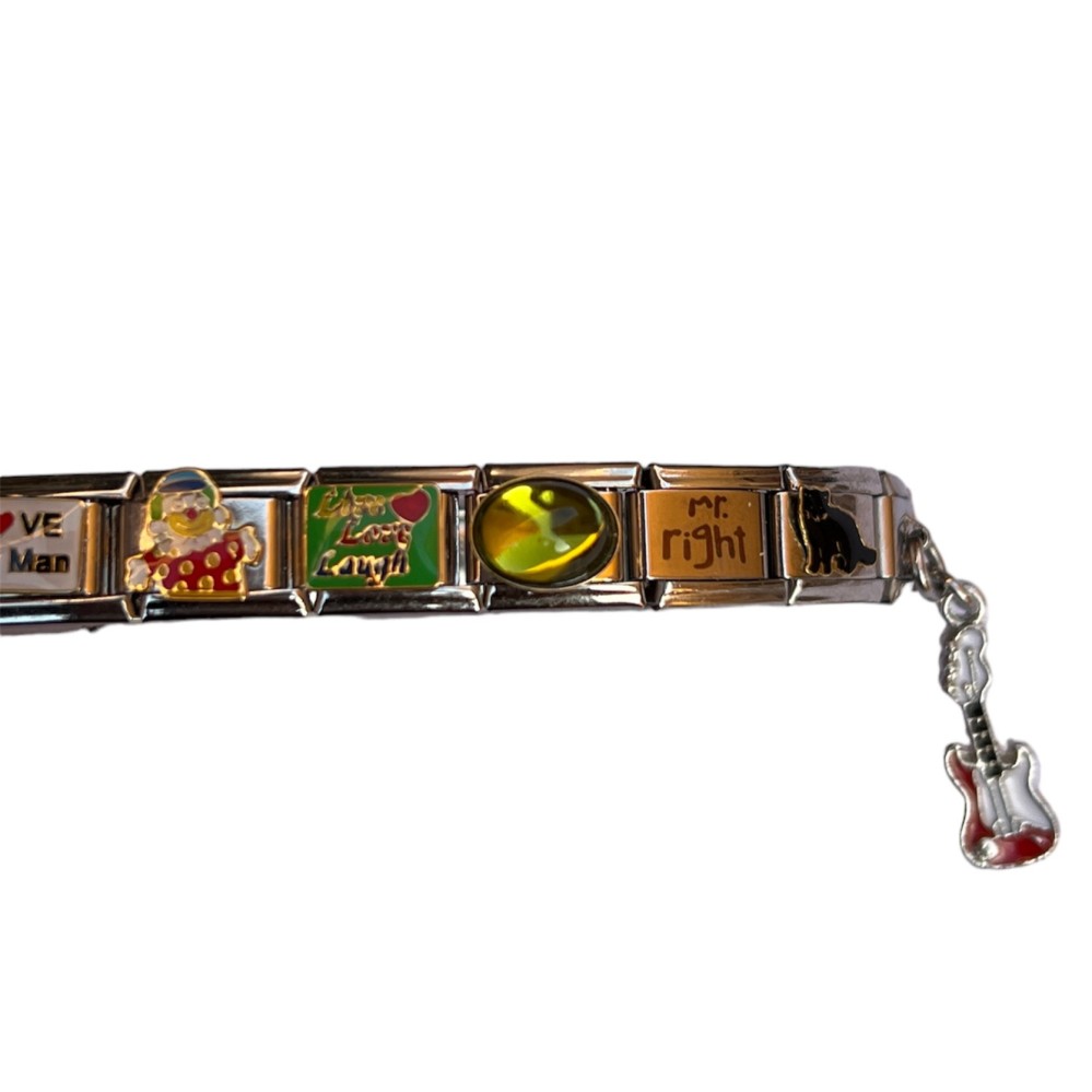 SILVER CLASSIC ITALIAN CHARM CHERRY FRUIT fits all design 9mm bracelet B3 |  eBay