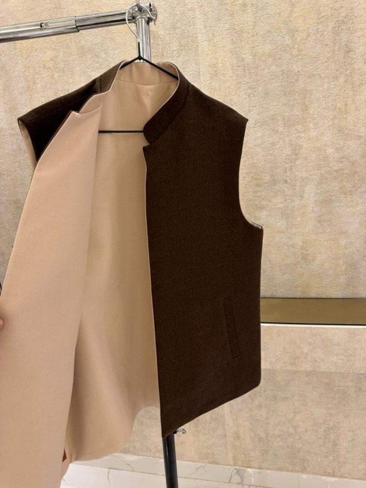 سديري دبل فيس بني مع بيج