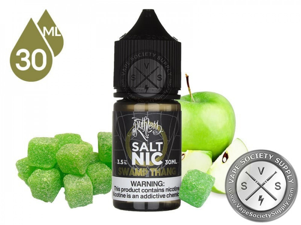 Ergonomics نكهة سولت روثلس تفاح Ruthless Swamp Thang Salt