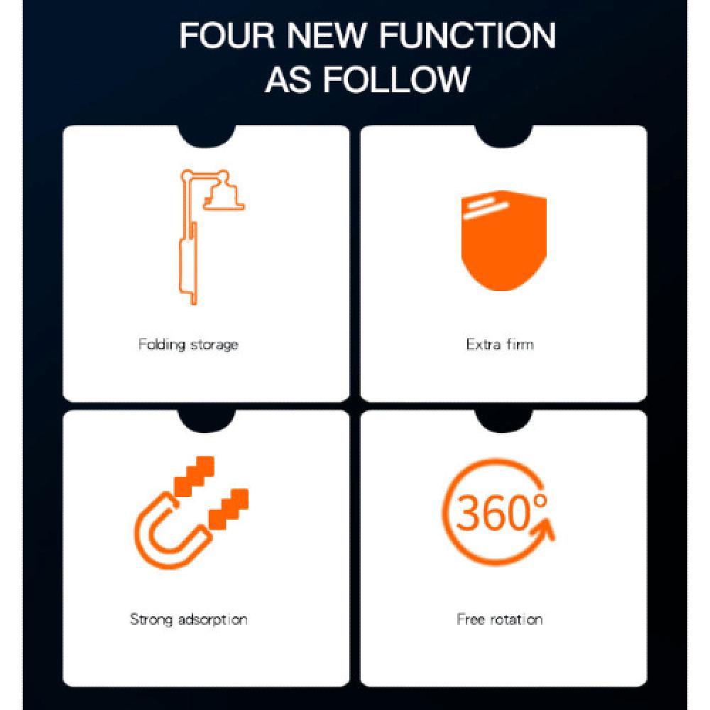 حامل هاتف مغناطيسي YOUFO قابل للتعديل مع مفصل ثلاثي ثبات وقوة