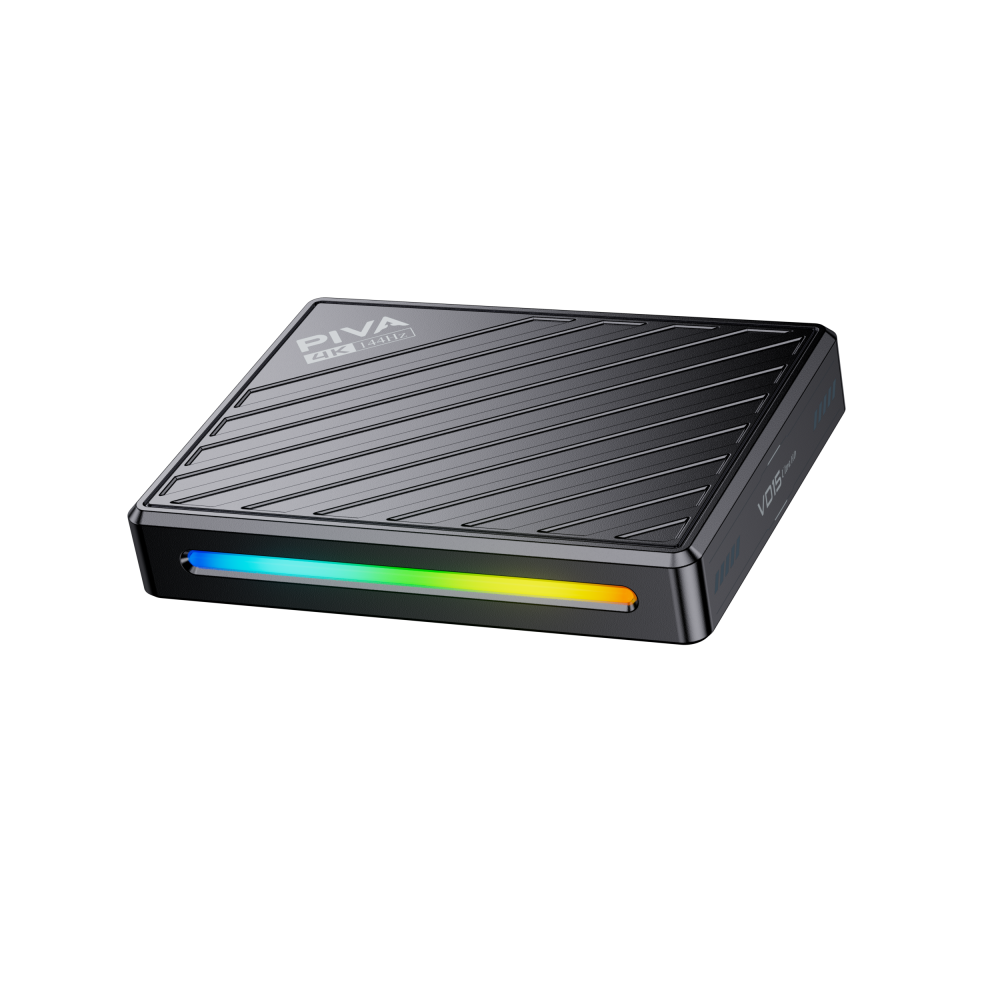 قطعة 5in1 لنقل الصوت والصورة للبث المباشر 4k144Hz واضاءة ملونة | PIVA