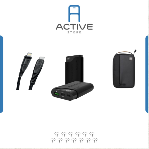 مجموعة معاك وين ماكنت | باوربنك بقوة 10050mAh + كي...