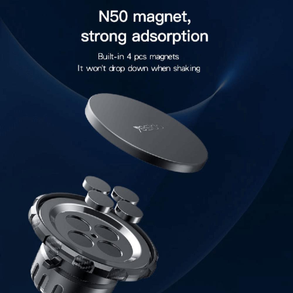 حامل هاتف مغناطيسي YOUFO قابل للتعديل مع مفصل ثلاثي ثبات وقوة