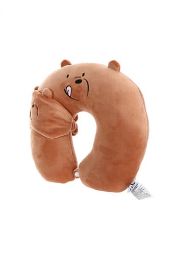 مخدة على شكل U ( بني ) We Bare Bears