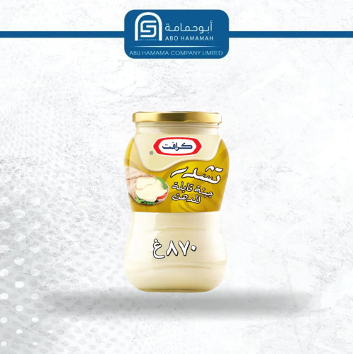 جبنة زجاج كرافت 6* 870 جم