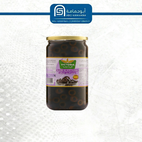 زيتون اسود شرائح زجاج فيكتوريا 12 * 105 جم