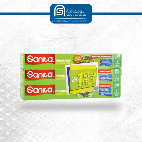 تغليف بلاستيك سانيتا  4 * 3*  30 سم * 30 متر