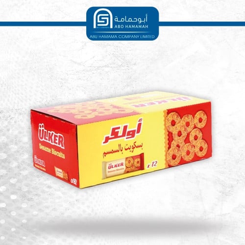 بسكويت سمسم اولكر صغير 12*12 حبة
