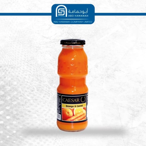 عصير سيزر زجاج برتقال وجزر  24*250 مل