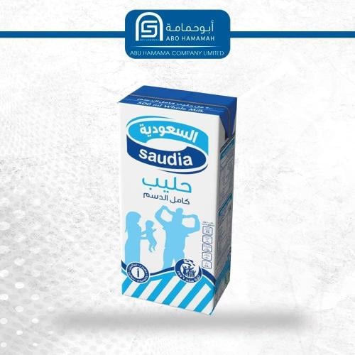 حليب السعودية كامل الدسم عائلي 6 * 2 لتر