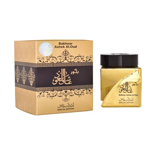 بخور عاشق العود الذهبي اصدار خاص الماس للعطور 30 ج...