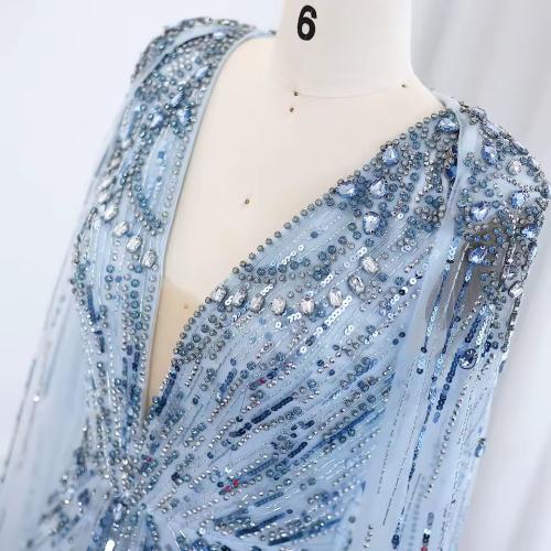 Baby blue glamour