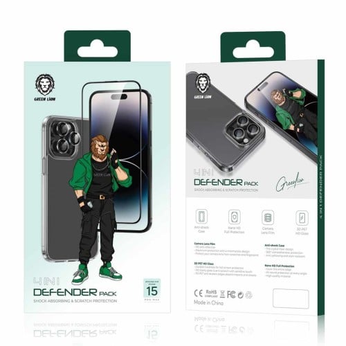 Green Lion Delgado Plus Camera Protection Case for iPhone 15/15 plus