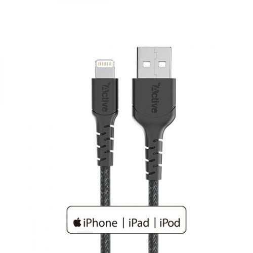 كيبل ايفون USB قماشي ماركة Active