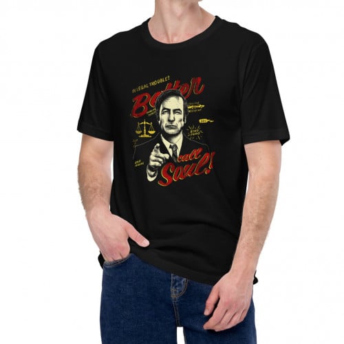 تيشيرت بطباعة بيتر كول سول Better Call Saul