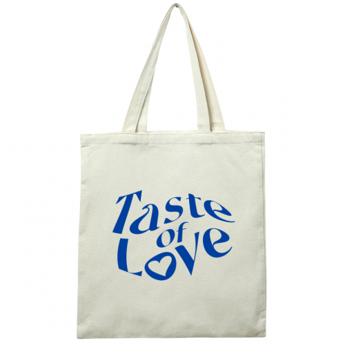 شنطة قماشية Tote bag بطباعة توايس twice وعبارة Tas...