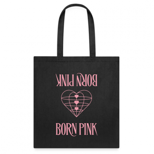 شنطة قماشية Tote bag بطباعة Born Pink بلاكبينك Bla...